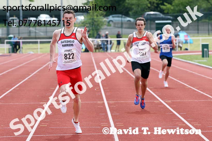 Senior mens 400 metres, North Eastern Track and Fields Champs., Middlesbrough. Photo: David T. Hewitson/Sports for All Pics